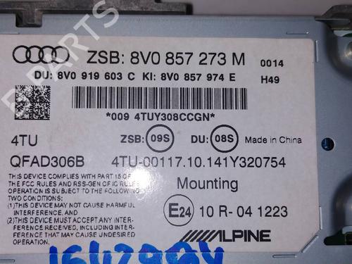 Display monitor AUDI A3 Sportback (8VA, 8VF) 1.6 TDI | BP16506580C48 
