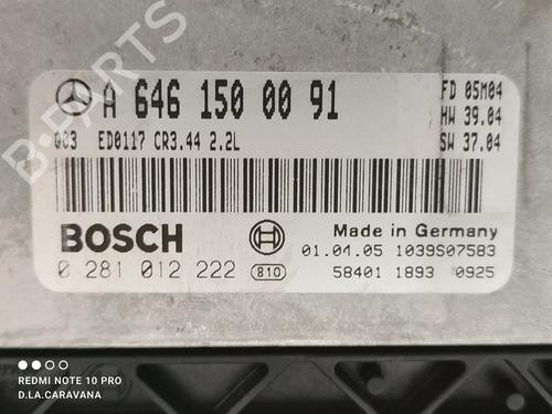 Engine control unit (ECU) MERCEDES-BENZ C-CLASS Coupe (CL203) C 220 CDI (203.708) | BP18253883M57 