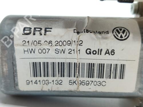 Left rear window motor VW GOLF VI (5K1) 1.6 TDI | BP17585390E23 