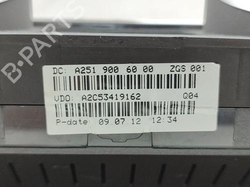 Instrument cluster MERCEDES-BENZ R-CLASS (W251, V251) R 300 CDI 4-matic (251.020) | BP29904754C47 