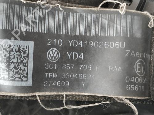 Front right seatbelt VW PASSAT B6 (3C2)  | BP16507130I25 