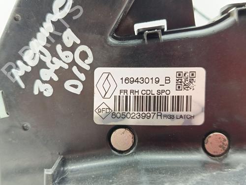 Front right lock RENAULT MEGANE IV Grandtour (K9A/M/N_) 1.3 TCe 140 (K9NB) | BP31971992C97 