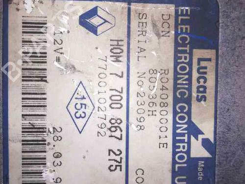 Engine control unit (ECU) RENAULT MEGANE I (BA0/1_) 1.9 dTi (BA08, BA0N) | BP16503846M57 