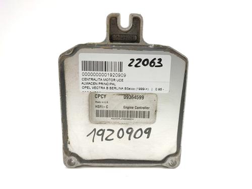 Used Engine control unit (ECU) OPEL VECTRA B (J96) 1.6 i 16V (F19) (100 hp) 16511067