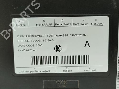 Electronic module JEEP GRAND CHEROKEE III (WH, WK) 3.0 CRD 4x4 | BP16514009M83 