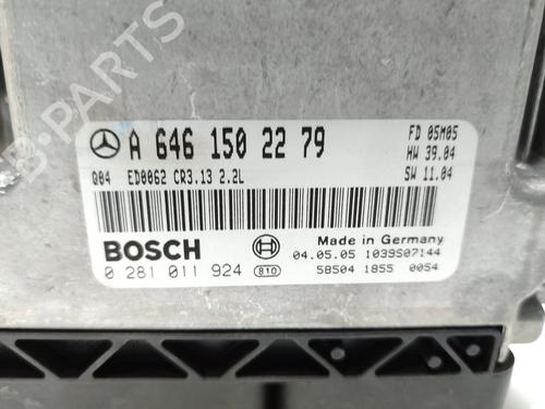Engine control unit (ECU) MERCEDES-BENZ E-CLASS (W211) E 220 CDI (211.006) | BP22903565M57 