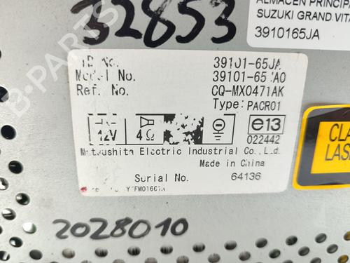 Radio SUZUKI GRAND VITARA II (JT, TE, TD) 1.9 DDiS All-wheel Drive (JT419, TD44, JB419WD, JB419XD,... | BP17240512E6 