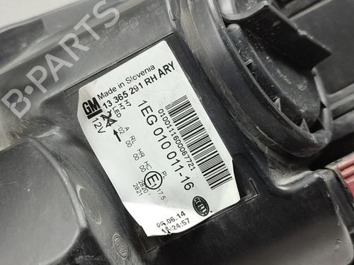 Right headlight OPEL ASTRA J (P10) 1.6 CDTi (68) | BP29520309C29 