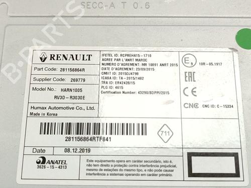 Radio DACIA SANDERO II  | BP29904720E6 