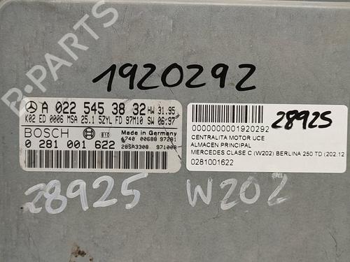 Engine control unit (ECU) MERCEDES-BENZ C-CLASS (W202) C 250 Turbo-D (202.128) | BP16511045M57 