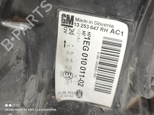 Right headlight OPEL ASTRA J (P10)  | BP21842432C29 