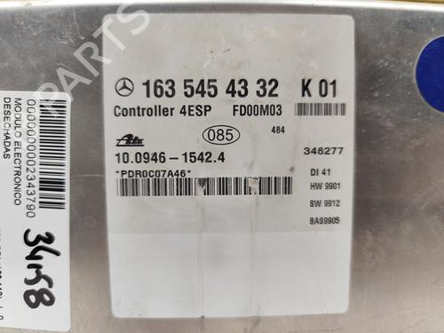 Elektronisk modul MERCEDES-BENZ M-CLASS (W163) ML 270 CDI (163.113) | BP27566331M83 