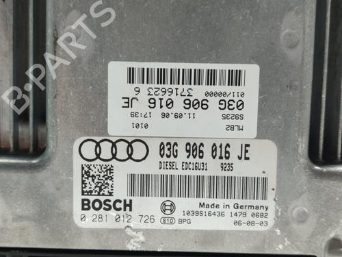 Engine control unit (ECU) AUDI A4 B7 (8EC) 2.0 TDI 16V | BP18675074M57 