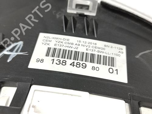 Instrument cluster PEUGEOT 2008 I (CU_) 1.6 BlueHDi 100 | BP29904729C47