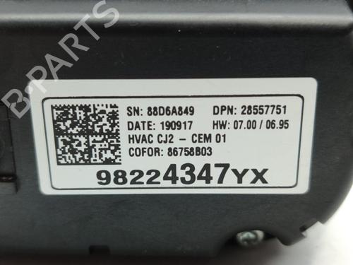 Climate control OPEL GRANDLAND / GRANDLAND X (A18, P1UO) 1.5 Turbo D (75) | BP17710877I5 