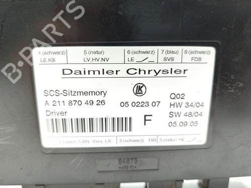 Electronic module MERCEDES-BENZ M-CLASS (W164) ML 320 CDI 4-matic (164.122) | BP17333693M83 