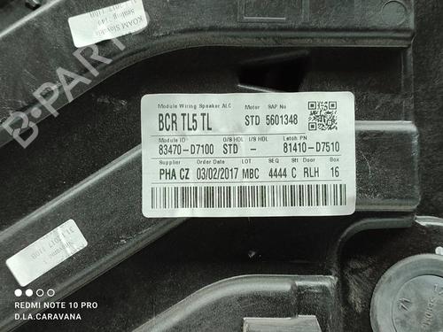 Rear left window mechanism HYUNDAI TUCSON (TL, TLE) 1.7 CRDi | BP16532431C24 
