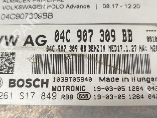 Engine control unit (ECU) VW POLO VI (AW1, BZ1, AE1) 1.0 TSI | BP16510439M57 