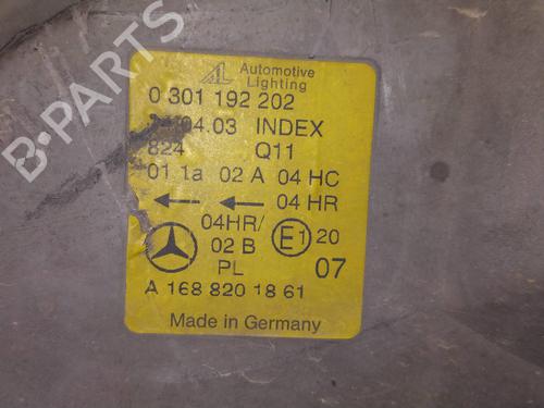 Right headlight MERCEDES-BENZ A-CLASS (W168)  | BP16518368C29 