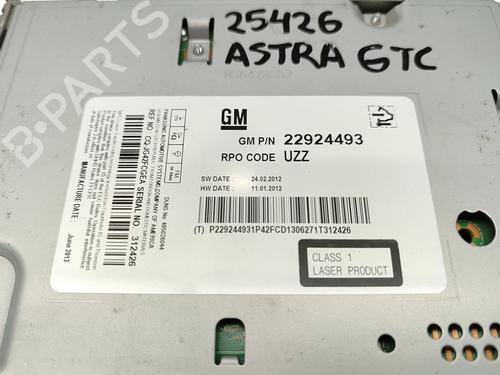 Radio OPEL ASTRA J GTC 1.7 CDTI (08) | BP17527023E6 