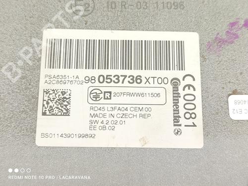 Radio CITROËN C3 II (SC_)  | BP20702920E6 