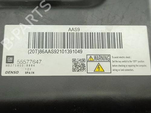 Engine control unit (ECU) OPEL ASTRA J (P10)  | BP16515834M57 