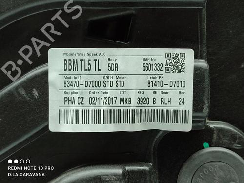 Rear left window mechanism HYUNDAI TUCSON (TL, TLE) 1.6 GDi | BP16532444C24 