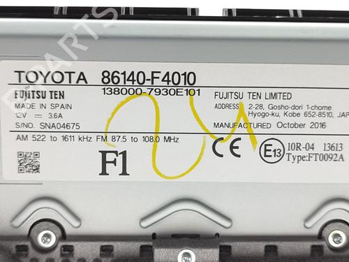 Display monitor TOYOTA C-HR (_X1_) | BP30579974C48