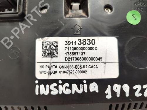 Instrument cluster OPEL INSIGNIA A Sports Tourer (G09) 1.6 CDTi (35) | BP16503271C47 