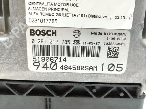 Engine control unit (ECU) ALFA ROMEO GIULIETTA (940_) 1.6 JTDM (940FXD1A) | BP17227128M57 