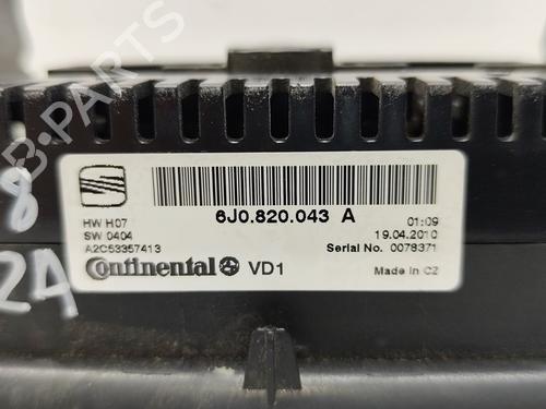 Climate control SEAT IBIZA IV (6J5, 6P1)  | BP25791402I5 