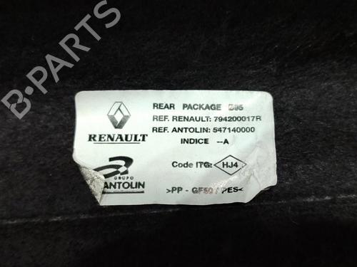 Rear parcel shelf RENAULT MEGANE III Hatchback (BZ0/1_, B3_) 1.5 dCi (BZ09, BZ0D, BZ1W, BZ29, BZ14) | BP16508563C85 
