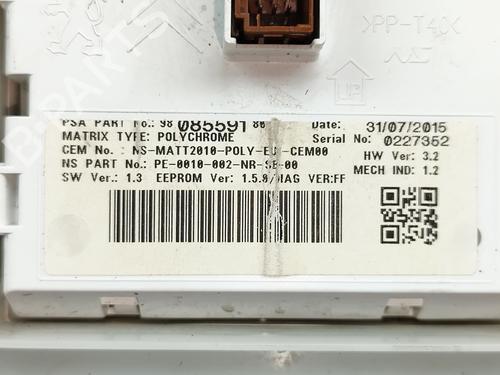 Instrument cluster PEUGEOT 2008 I (CU_) | BP33794487C47 - Image 3