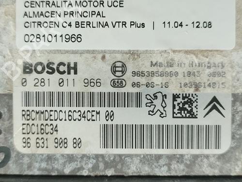 Engine control unit (ECU) CITROËN C4 I (LC_)  | BP16514176M57 