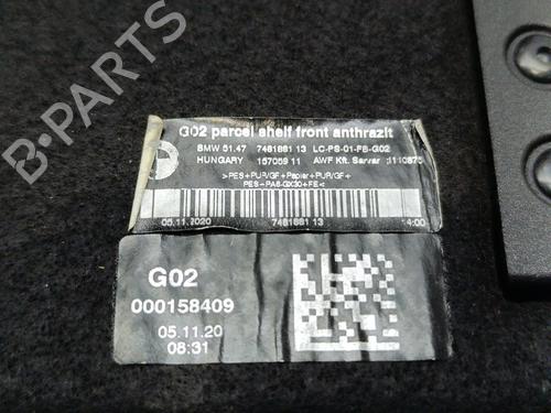 Rear parcel shelf BMW X4 (G02, F98) xDrive 20 d | BP29532943C85 