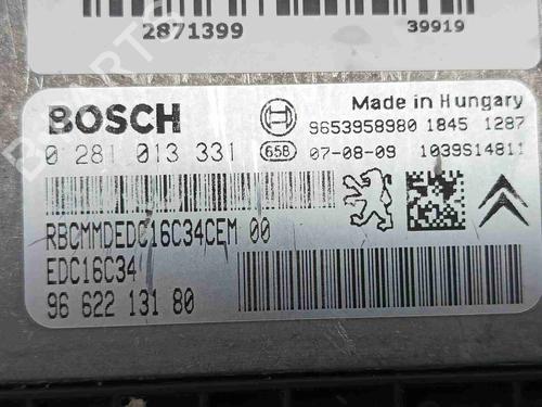 Engine control unit (ECU) CITROËN C4 I (LC_) 1.6 HDi | BP35812722M57 - Image 2
