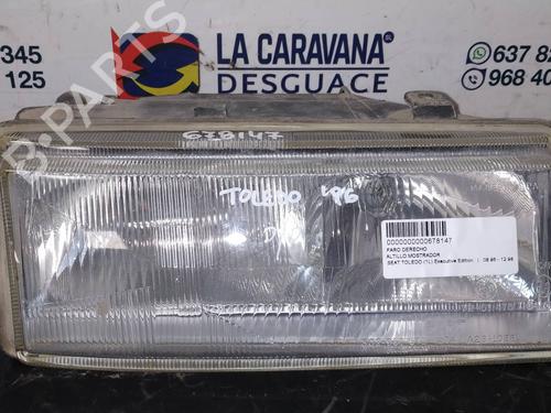 Faro derecho SEAT TOLEDO I (1L2) 1.9 TDI (110 hp) 16518464