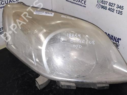 Used Right headlight PEUGEOT BIPPER (AA_) 1.4 HDi (68 hp) 16518608