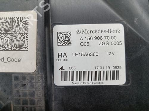 Right headlight MERCEDES-BENZ GLA-CLASS (X156) GLA 200 CDI / d (156.908) | BP32220266C29