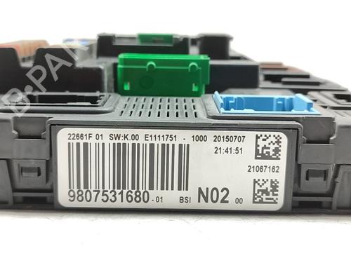 Módulo eletrónico CITROËN C-ELYSEE (DD_) 1.6 BlueHDi 100 | BP31339871M83