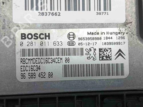 Engine control unit (ECU) PEUGEOT 407 (6D_) 1.6 HDi 110 (6D9HZC, 6D9HYC) | BP35812718M57 - Image 2