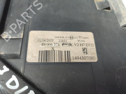 Right headlight PEUGEOT 807 (EB_) 2.0 HDi | BP18121346C29 