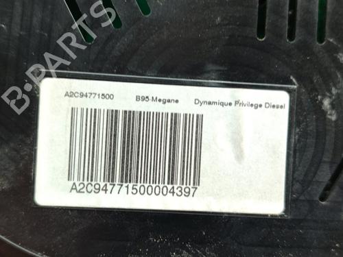 Instrument cluster RENAULT MEGANE III Hatchback (BZ0/1_, B3_) 1.5 dCi (BZ1G, BZ1W, BZ0R) | BP17045617C47 
