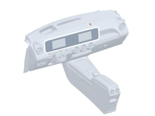 Multifunctionele display MERCEDES-BENZ A-CLASS (W177) A 180 d (177.003) (116 hp) 23879278