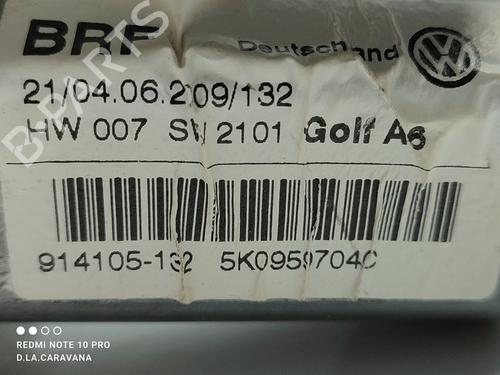 Right rear window motor VW GOLF VI (5K1)  | BP16576919E22 