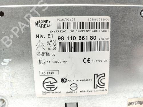 Radio PEUGEOT 208 I (CA_, CC_) 1.4 HDi | BP16517260E6 