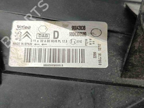 Right headlight PEUGEOT PARTNER Tepee 1.6 BlueHDi 100 | BP39429043C29 - Image 8