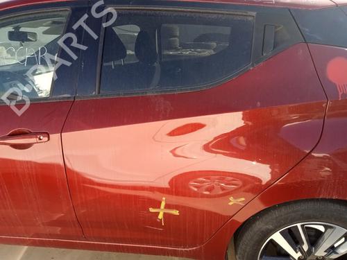 Dør venstre bagtil NISSAN MICRA V (K14) [2016-2026]  30498228