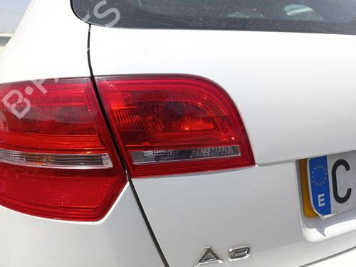 Used Left tailgate light AUDI A3 Sportback (8PA) 1.6 TDI (105 hp) 27511434