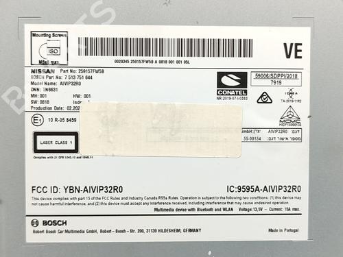 Electronic module NISSAN QASHQAI II (J11, J11_) | BP23462899M83